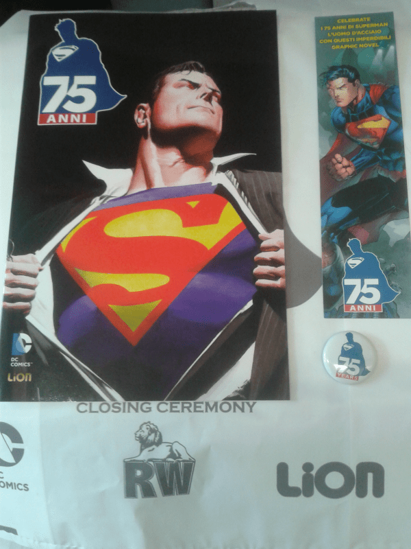 Superman 75 Anni - Albo Personalizzato Mangame Con Segnalibro, Shopper E Pin