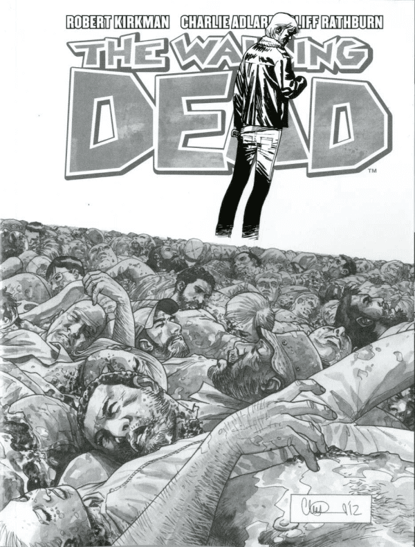 The Walking Dead Edicola - Variant Adlard B / N 25