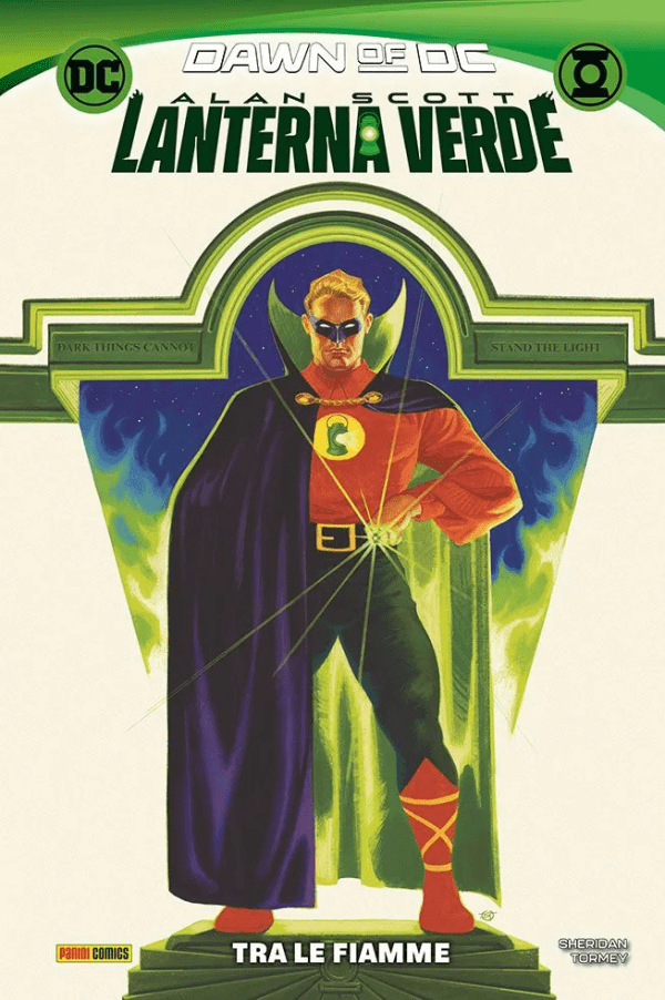 Alan Scott Lanterna Verde Tra Le Fiamme