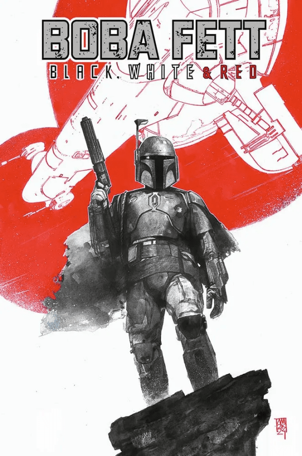 Boba Fett Black White & Red