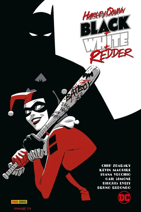 Harley Quinn Black + White + Redder