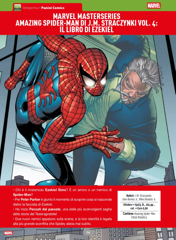 Marvel Masterseries Amazing Spider-Man Di Straczynski