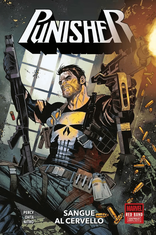 Punisher Red Band Sangue Al Cervello Marvel Collection
