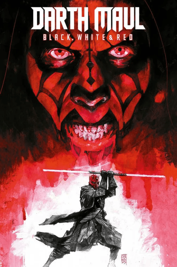 Star Wars Darth Maul Black White & Red