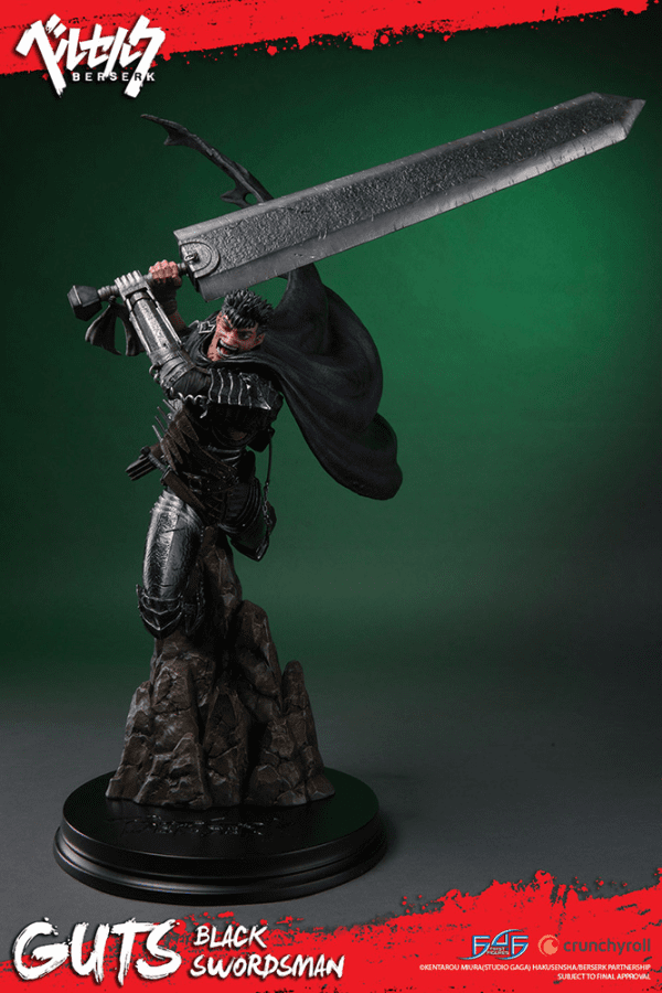 Berserk Guts Black Swordsman Statue