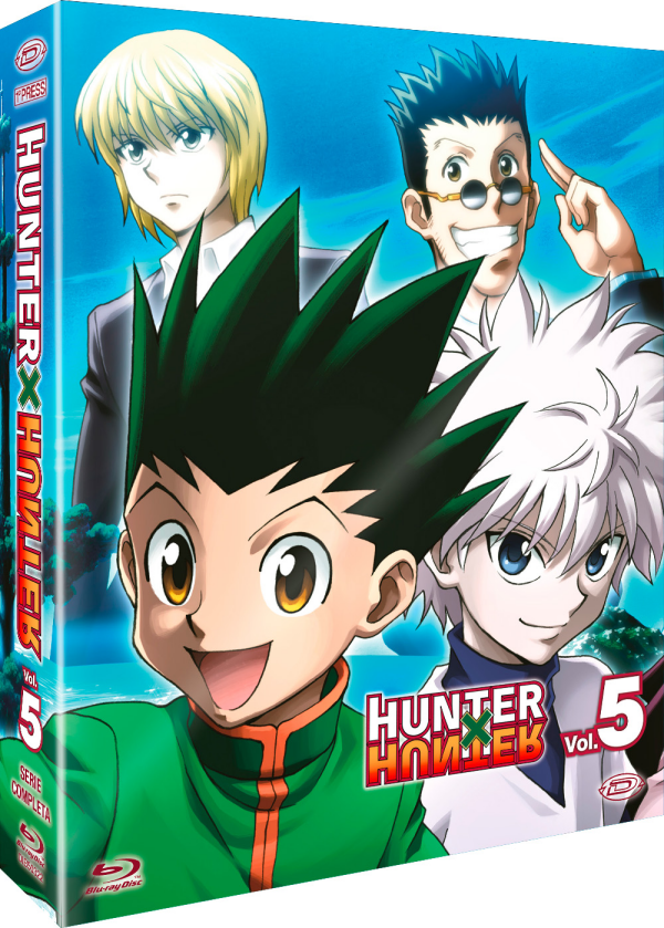 Hunter X Hunter Box 5 Formichimere (3^ Parte) + Elezione (Eps.127-148) (4 Blu-ray) (First Press)