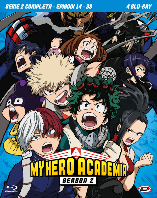 My Hero Academia Stagione 02 The Complete Series Eps 14-38 4 Blu-ray