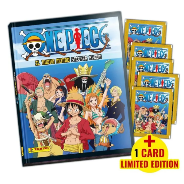 One Piece Il Nuovo Mondo Sticker & Trading Card Collection Special Pack
