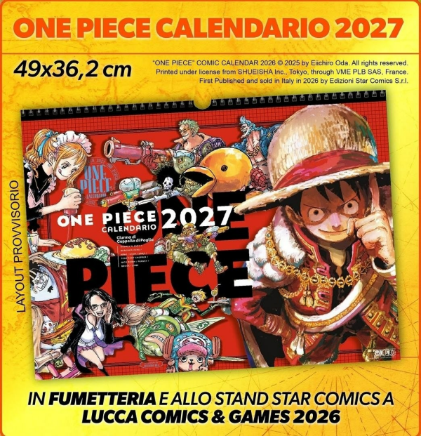 Calendario One Piece 2027