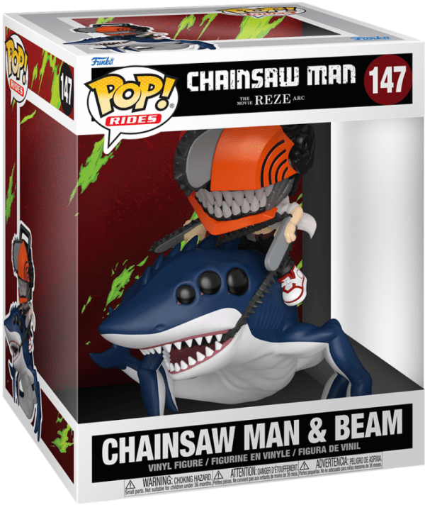 Chainsaw Man The Movie Reze Arc Chainsaw Man & Beam Deluxe 147 Funko Pop!