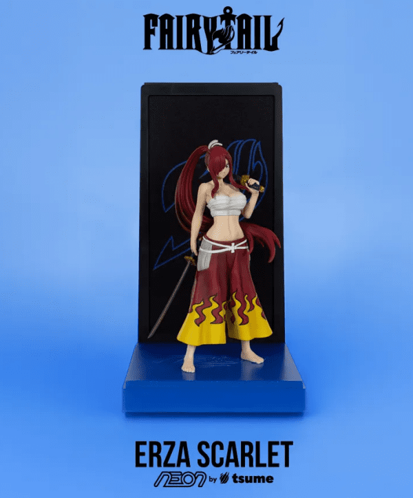Fairy Tail Erza Scarlet Neon Figure