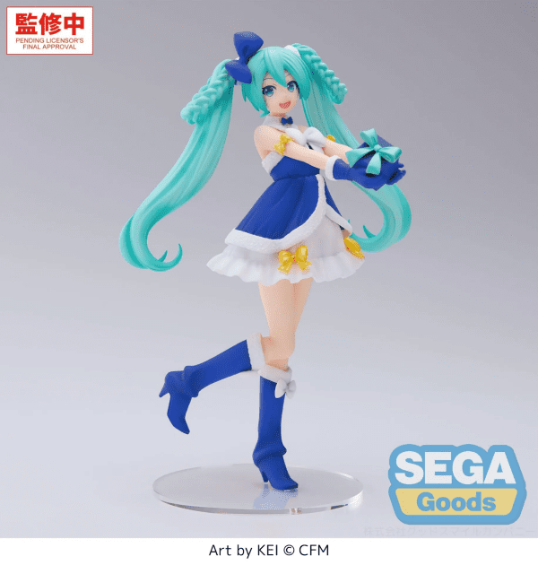 Hatsune Miku Sapphire Christmas High Premium Figure