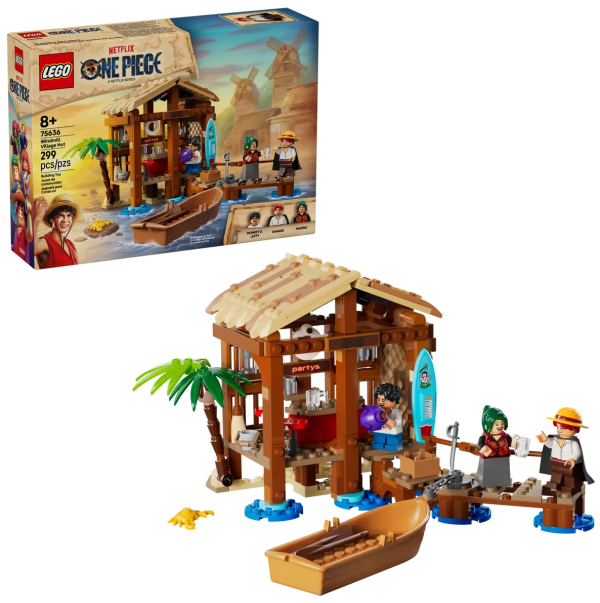 Lego One Piece 75636 La Capanna Del Villaggio Foosha 