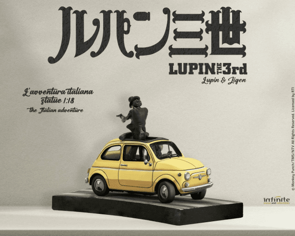 Lupin 3rd L'Avventura Italiana 1/18 Statue Lupin & Jigen
