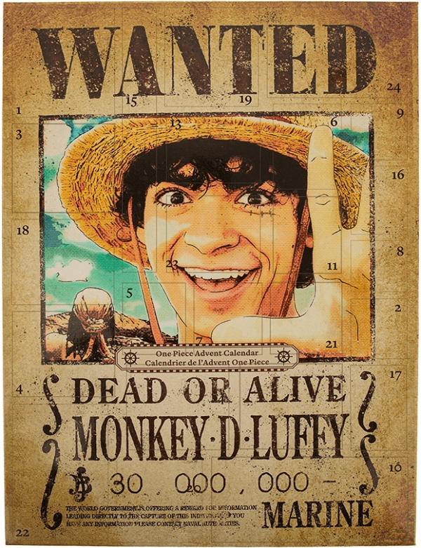 One Piece Calendario Dell'Avvento 2025