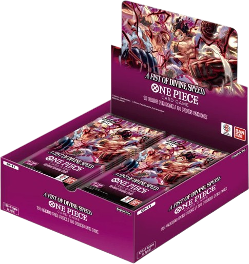 One Piece Card Game OP-11 A Fist Of Divine Speed ENG Box 24 Buste