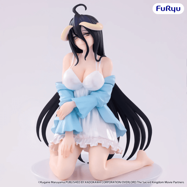 Overlord Albedo Loungewear Pearl White Noodle Stopper Figure