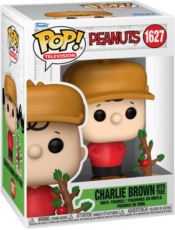 Peanuts Holiday 2024 Charlie Brown With Tree 1627 Funko Pop!