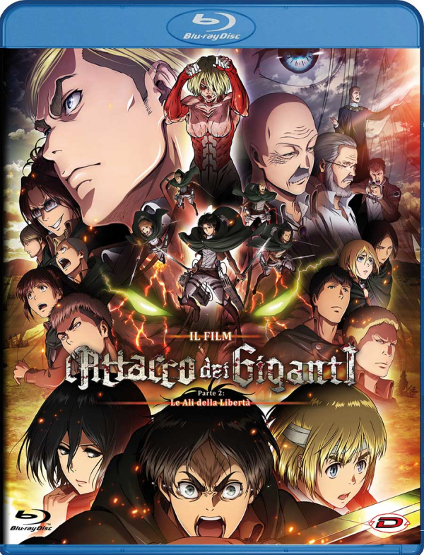 L'attacco Dei Giganti Il Film Parte 2 - Le Ali Della Liberta' (blu-ray)
