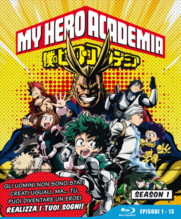 My Hero Academia Stagione 01 ( Eps 01-13 ) Ltd Edition 3 Blu-ray