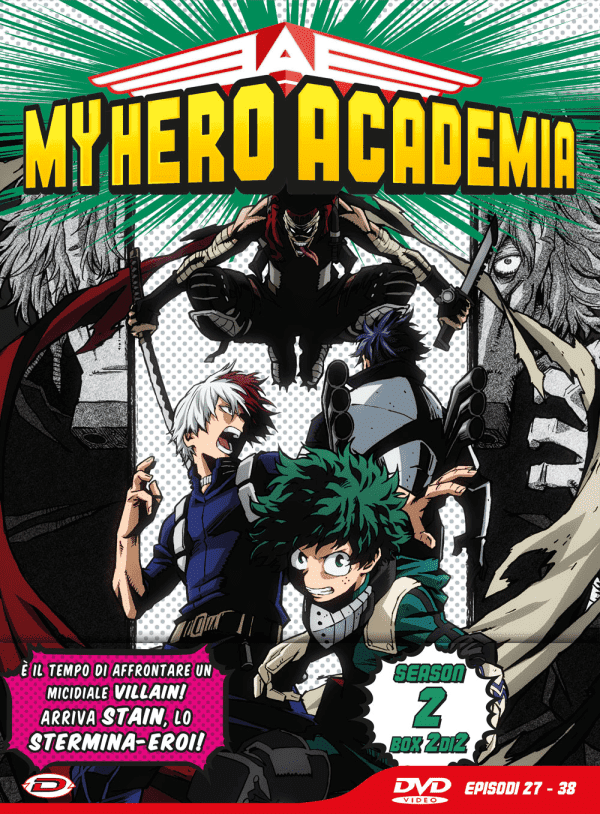 My Hero Academia Stagione 02 Box 02 Eps 27-38 Ltd Edition 3 Dvd