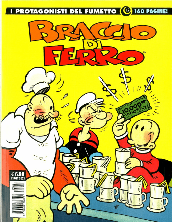 I Protagonisti Del Fumetto Braccio Di Ferro