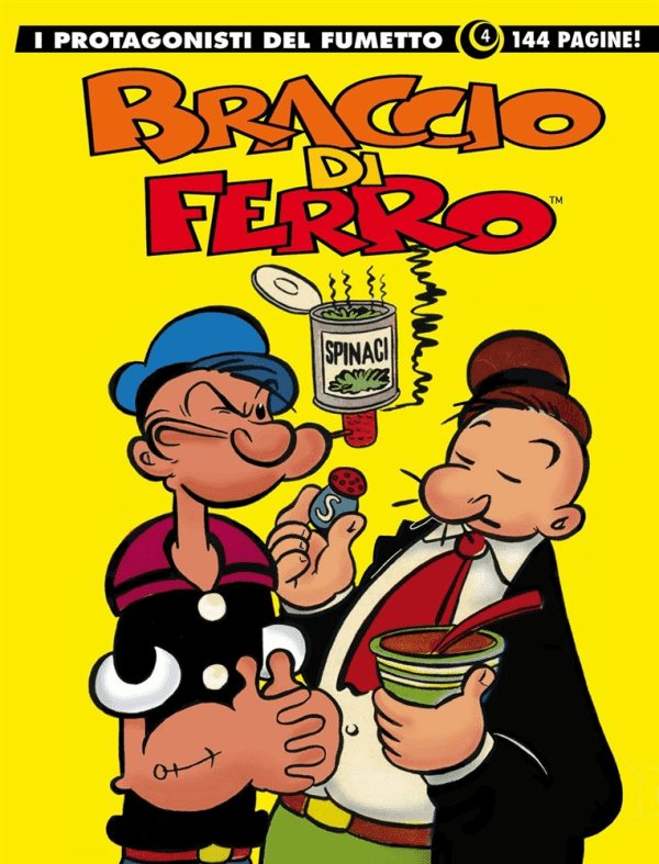 I Protagonisti Del Fumetto Braccio Di Ferro