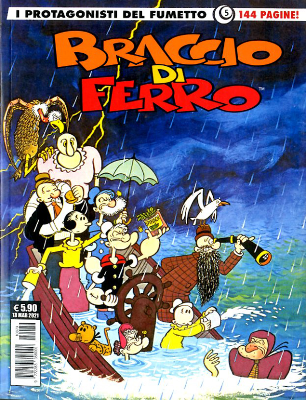 I Protagonisti Del Fumetto Braccio Di Ferro