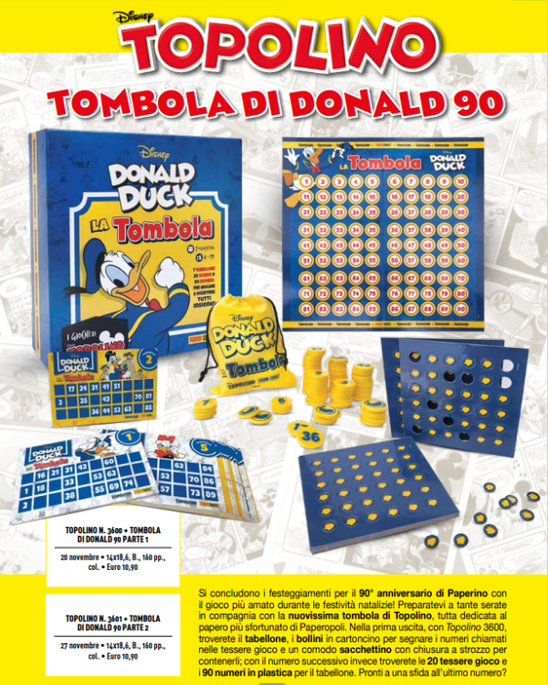 Topolino 3600 Supertopolino 3600 Con tombola di Donald Duck 90 Parte 1