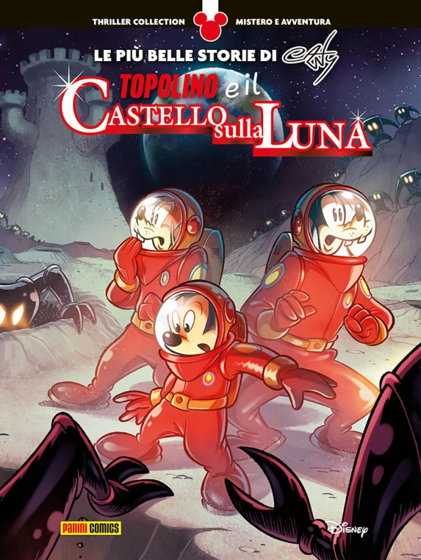 Topolino E Il Castello Sulla Luna + Litografia Thriller Collection 13