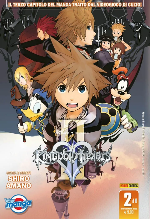 Kingdom Hearts II Silver 2 + Litografia
