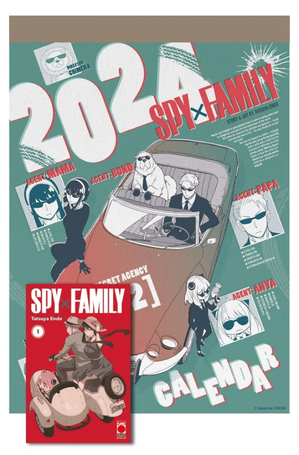 Spy X Family Calendario 2024 + Spy X Family 1 Variant su MangaMe.it