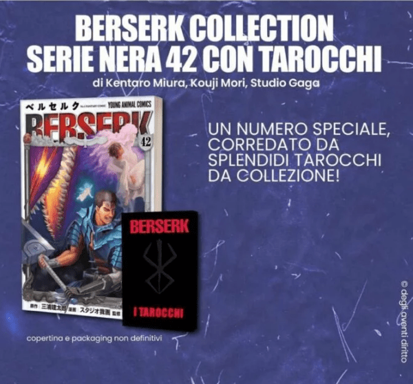 Berserk Collection Serie Nera 42 Con Tarocchi 