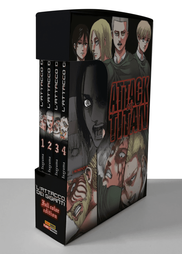 L'Attacco Dei Giganti Full Color Edition Cofanetto Vol.1-4