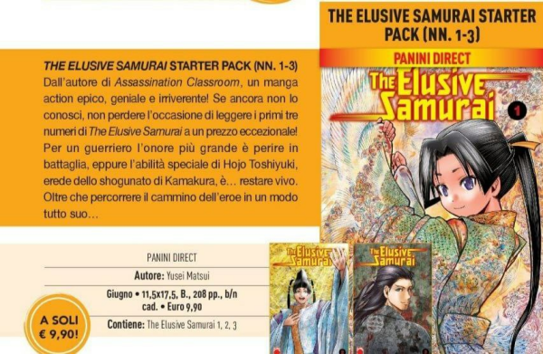 The Elusive Samurai Starter Pack Vol.1-3 