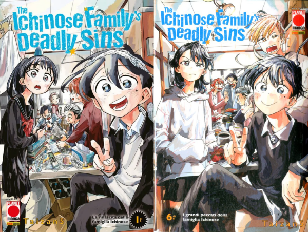 The Ichinose Family's Deadly Sins Serie Completa Vol.1-6